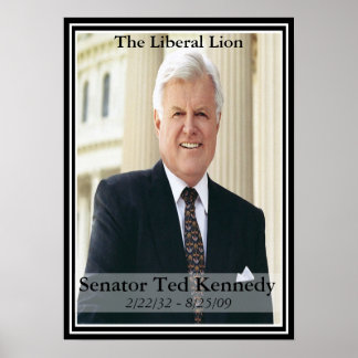 Edward Kennedy-Gedenkposter Poster