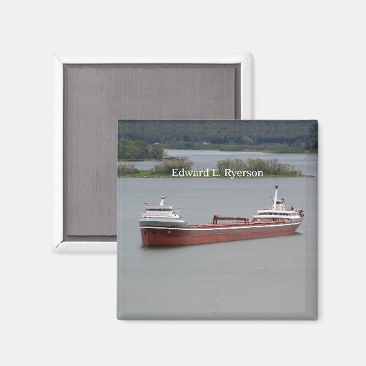 Edward L. Ryerson Magnet (Vorderseite/Rückseite)