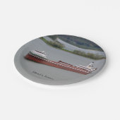 Edward L. Ryerson Papierplatte Pappteller (Schrägansicht)