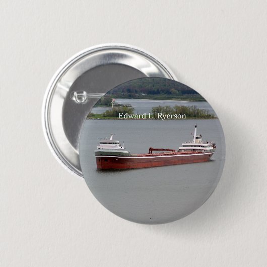 Edward L. Ryerson-Taste Button (Vorne & Hinten)