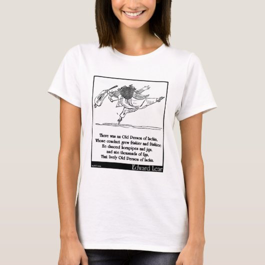 Edward Lear alte Person von IschiaLimerick T-Shirt (Vorderseite)