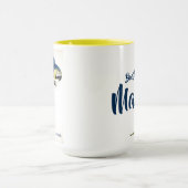 Edward Lear Bird Collection Blue and Yellow Macaw Tasse (Zentrum)