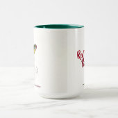 Edward Lear Bird Collection Red Fronparakeet Tasse (Zentrum)