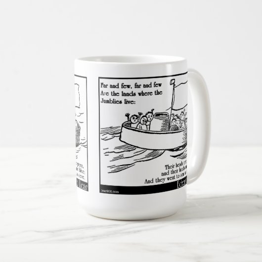 Edward Lear das Jumblies Kaffeetasse (VorderseiteRechts)