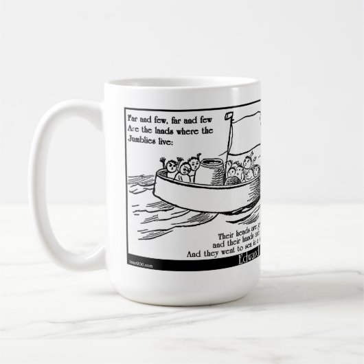 Edward Lear das Jumblies Kaffeetasse (Links)