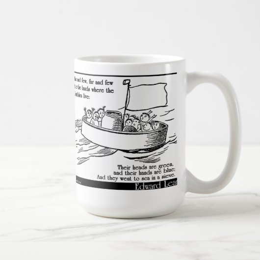 Edward Lear das Jumblies Kaffeetasse (Rechts)