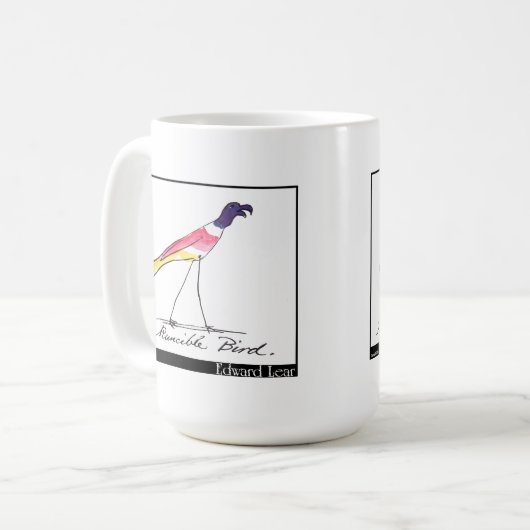 Edward Lear Runcible Vogel Kaffeetasse (Vorderseite Links)
