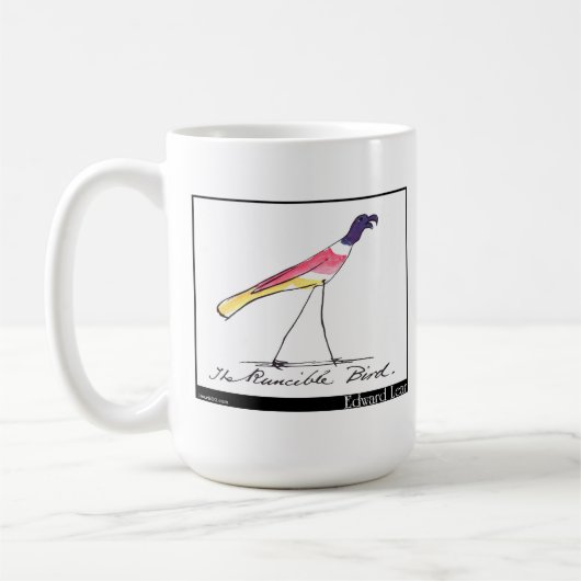 Edward Lear Runcible Vogel Kaffeetasse (Links)