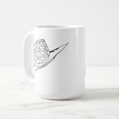 Edward Lear snail mail Kaffeetasse (Vorderseite Links)