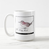 Edward Lear Stripy Vogel Kaffeetasse (Links)