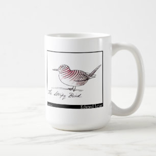 Edward Lear Stripy Vogel Kaffeetasse