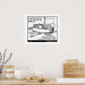 Edward Lears Jumblies Poster (Küche)