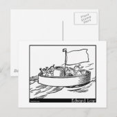 Edward Lears Jumblies Postkarte (Vorne/Hinten)