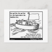 Edward Lears Jumblies Postkarte (Vorderseite)