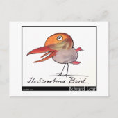 Edward Lears Scroobious Bird Postkarte (Vorderseite)
