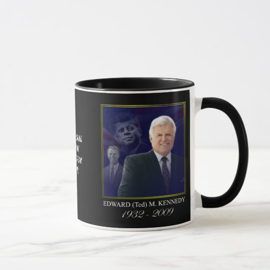 Edward M Kennedy - mit Jack und Bobby Tasse (Rechts)
