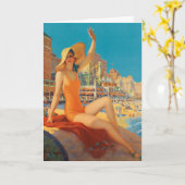 Edward Mason Eggleston Atlantic City Beach Karte (Gelbe Blume)
