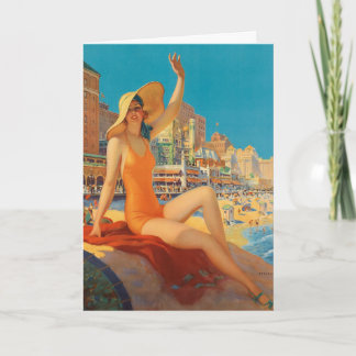 Edward Mason Eggleston Atlantic City Beach Karte