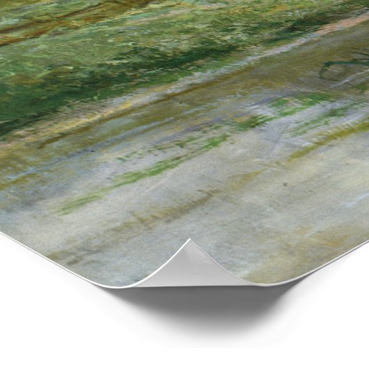 Edward Mitchell Banister Swale Land Poster (Ecke)