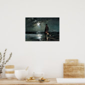 Edward Moran Life Rettend Patrol Poster (Küche)