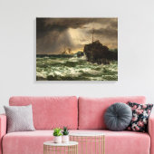 Edward Moran_Storm Clearing Leinwanddruck (Insitu (Wohnzimmer))