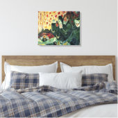 Edward Munch Art Painting Leinwanddruck (Insitu (Schlafzimmer))