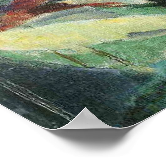 Edward Munch Art Painting Poster (Ecke)