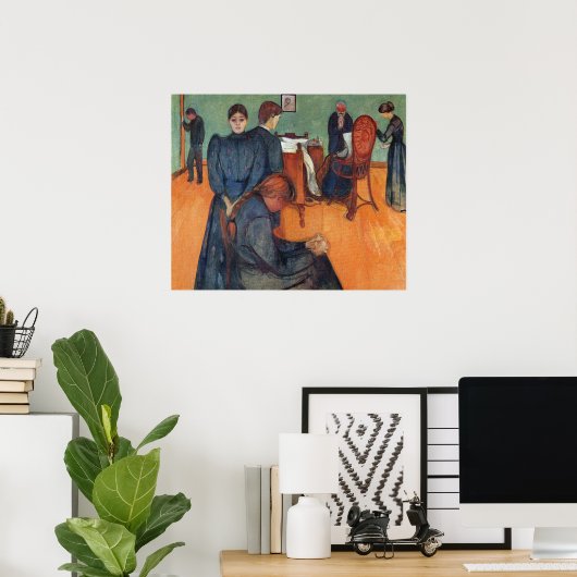 Edward Munch Art Painting Poster (Heimbüro)
