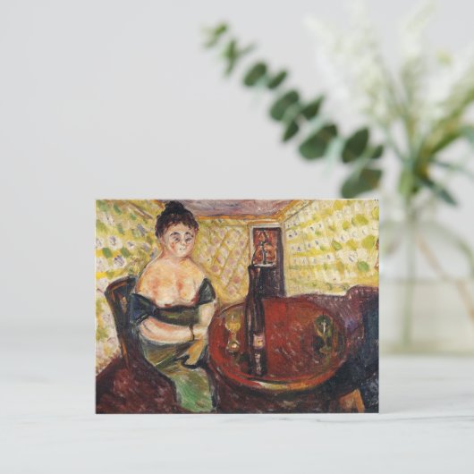 Edward Munch Art Painting Postkarte (Stehend Vorderseite)