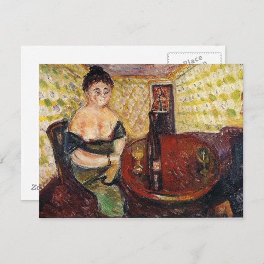 Edward Munch Art Painting Postkarte (Vorne/Hinten)
