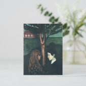 Edward Munch Art Painting Postkarte (Stehend Vorderseite)