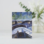 Edward Munch Art Painting Postkarte (Stehend Vorderseite)