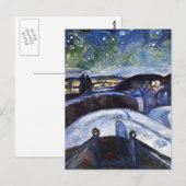 Edward Munch Art Painting Postkarte (Vorne/Hinten)