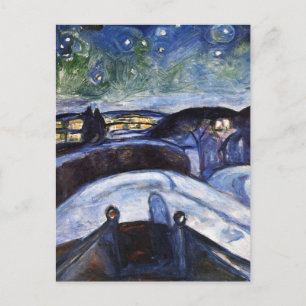Edward Munch Art Painting Postkarte