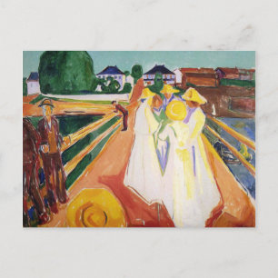 Edward Munch Art Painting Postkarte