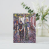 Edward Munch Art Painting Postkarte (Stehend Vorderseite)
