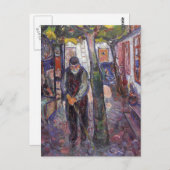 Edward Munch Art Painting Postkarte (Vorne/Hinten)