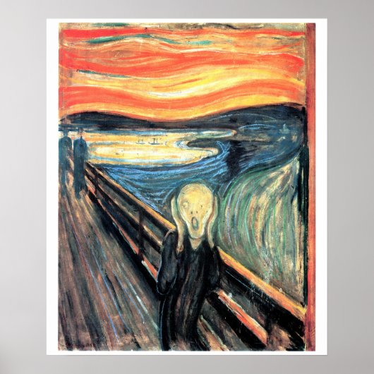 Edward Munch der Screengrafik-Poster Poster (Vorne)