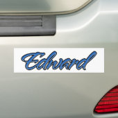 Edward Name blue Aufkleber Sticker Autoaufkleber (Auf Auto)