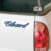 Edward Name blue Aufkleber Sticker Autoaufkleber (Auf Lkw)