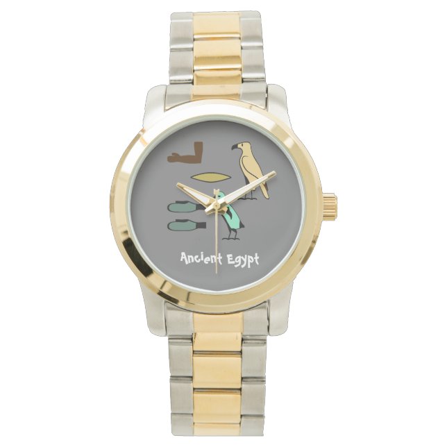 Edward Name in Hieroglyphen-Symbolen des antiken E Armbanduhr (Vorderseite)