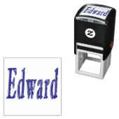 Edward Name Logo, Permastempel (Beispiel)