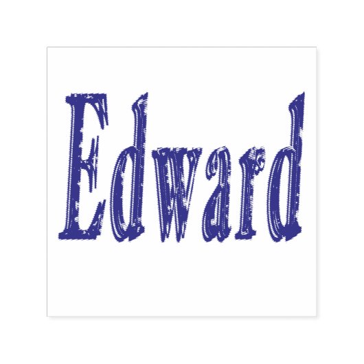 Edward Name Logo, Permastempel (Design)