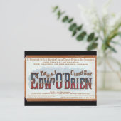 Edward O'Brien Clipper 1900 Postkarte (Stehend Vorderseite)