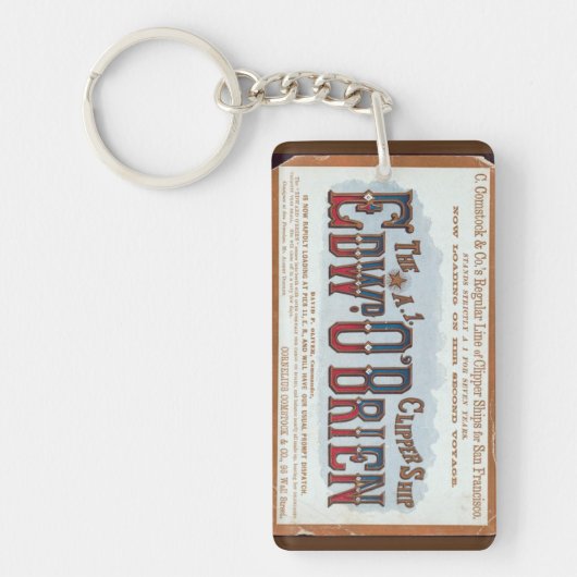 Edward O'Brien Clipper 1900 Schlüsselanhänger (Vorderseite)