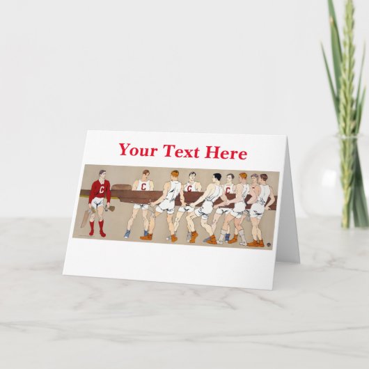 Edward Penfield Dankeskarte (Vorderseite)