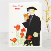 Edward Penfield Faltenkarte Karte (Gelbe Blume)