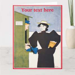 Edward Penfield Faltenkarte Karte