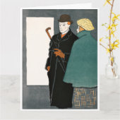 Edward Penfield Faltenkarte Karte (Gelbe Blume)