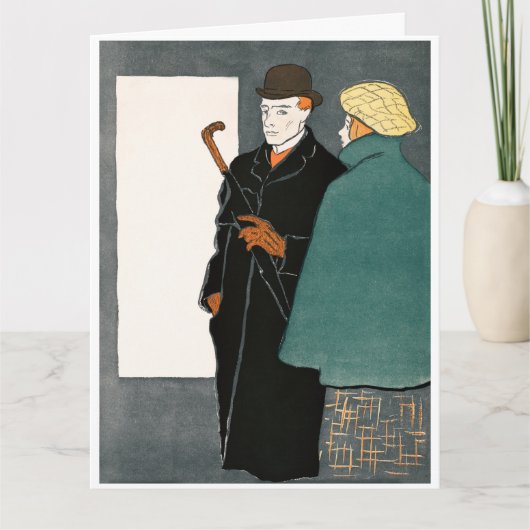 Edward Penfield Faltenkarte Karte (Vorderseite)